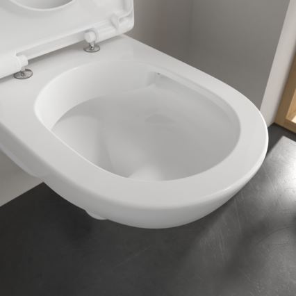 Villeroy & Boch 5660HR01 - WC suspendu avec abattant SoftClose O.NOVO céramique/blanc
