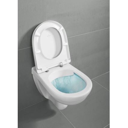 Villeroy & Boch 5660HR01 - WC suspendu avec abattant SoftClose O.NOVO céramique/blanc