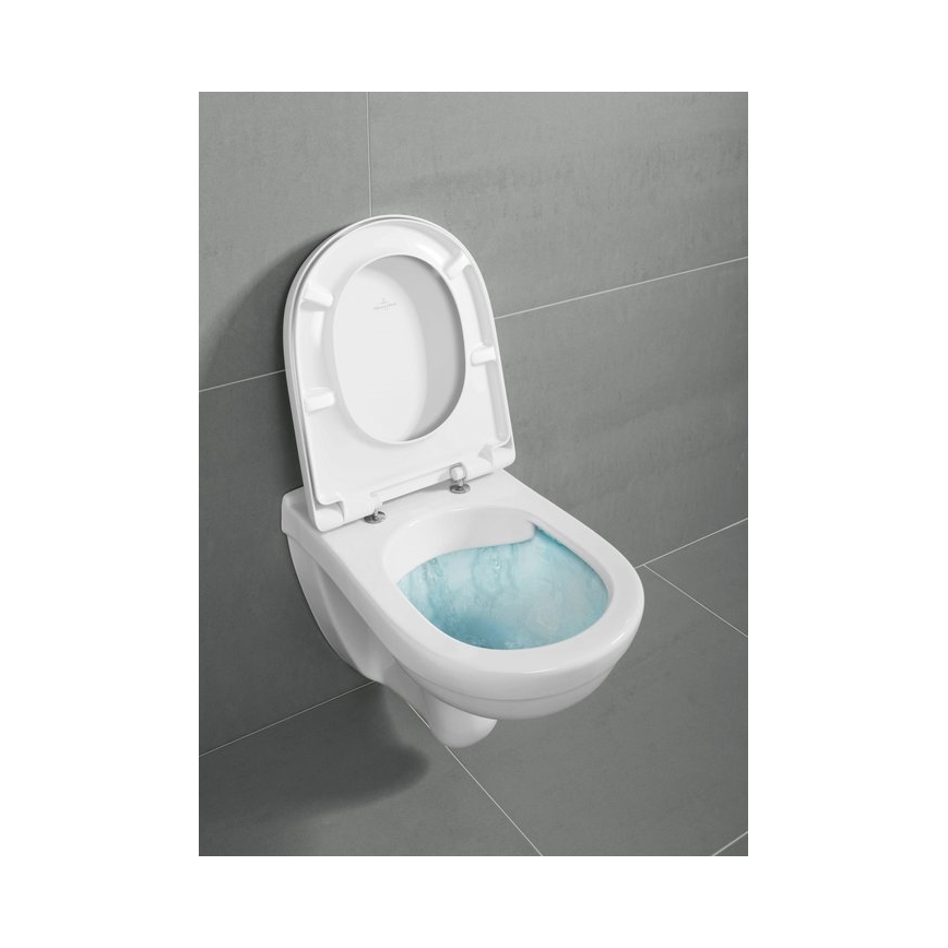 Villeroy & Boch 5660HR01 - WC suspendu avec abattant SoftClose O.NOVO céramique/blanc