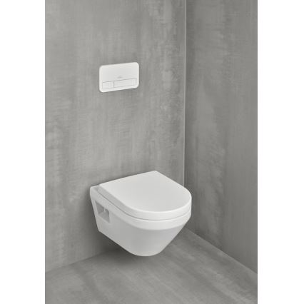 Villeroy & Boch 5684CLR1 - WC suspendu avec abattant SoftClose ARCHITECTURA céramique/blanc