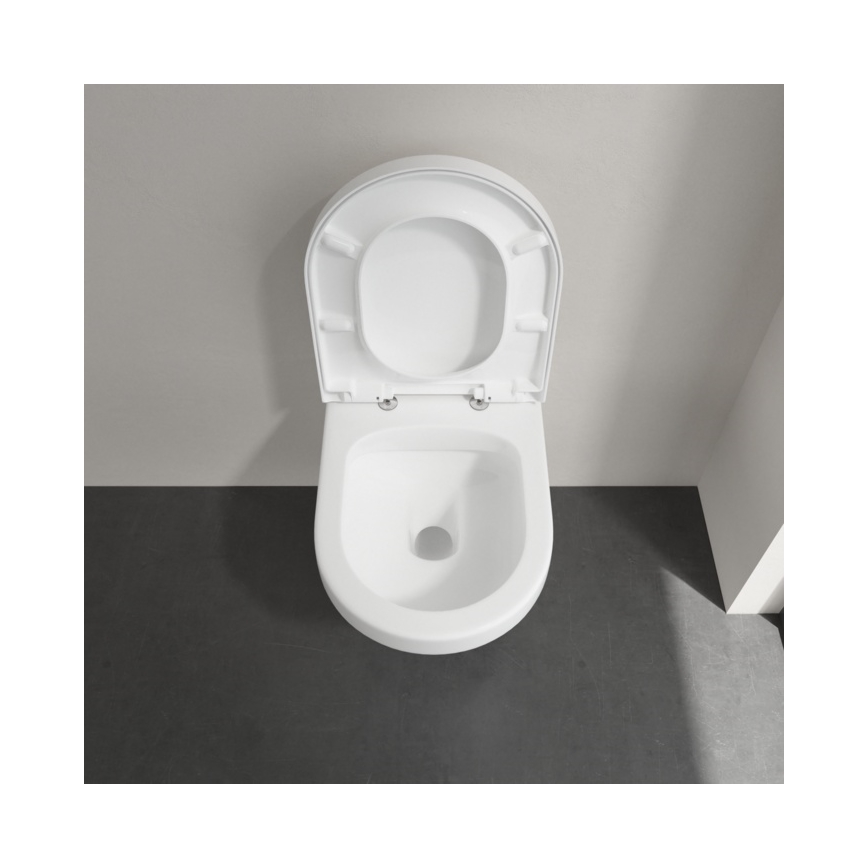 Villeroy & Boch 5684HR01 - WC suspendu avec abattant SoftClose ARCHITECTURA céramique/blanc