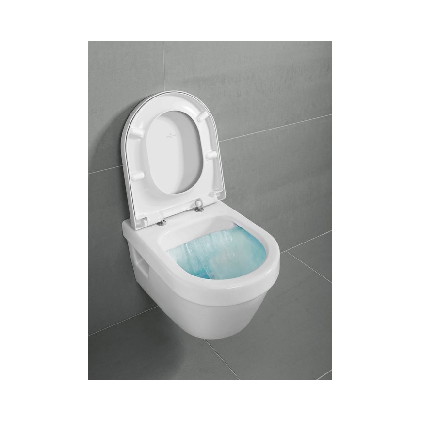Villeroy & Boch 5684HRR1 - Cuvette WC suspendue avec abattant SoftClose ARCHITECTURA céramique/blanc