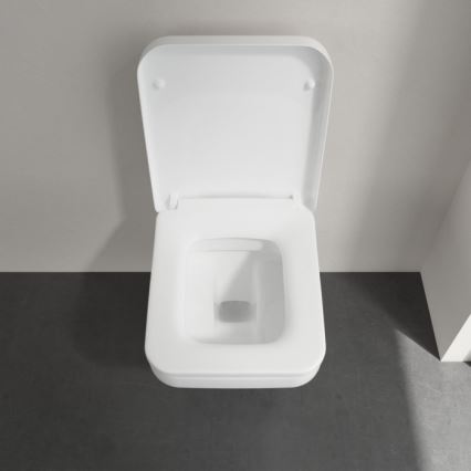 Villeroy & Boch 5685HR01 - WC suspendu ARCHITECTURA en céramique avec abattant SoftClose, blanc