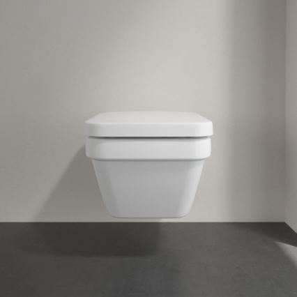 Villeroy & Boch 5685HR01 - WC suspendu ARCHITECTURA en céramique avec abattant SoftClose, blanc