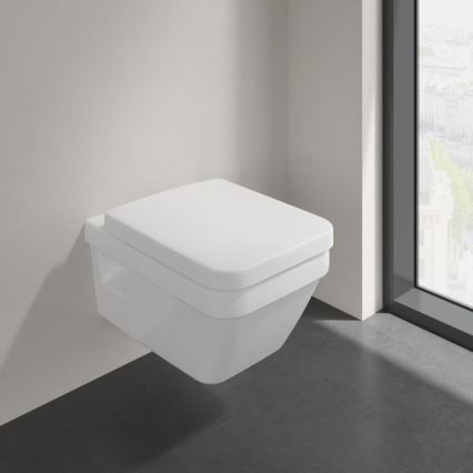 Villeroy & Boch 5685HR01 - WC suspendu ARCHITECTURA en céramique avec abattant SoftClose, blanc