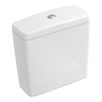 Villeroy & Boch 5760G101 - Réservoir de chasse WC combiné O.NOVO, raccordement arrière/latéral, blanc