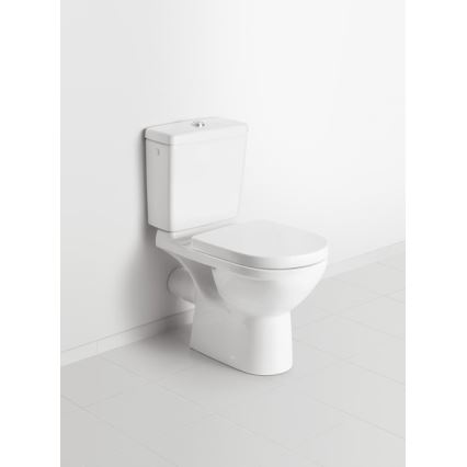 Villeroy & Boch 5760G101 - Réservoir de chasse WC combiné O.NOVO, raccordement arrière/latéral, blanc