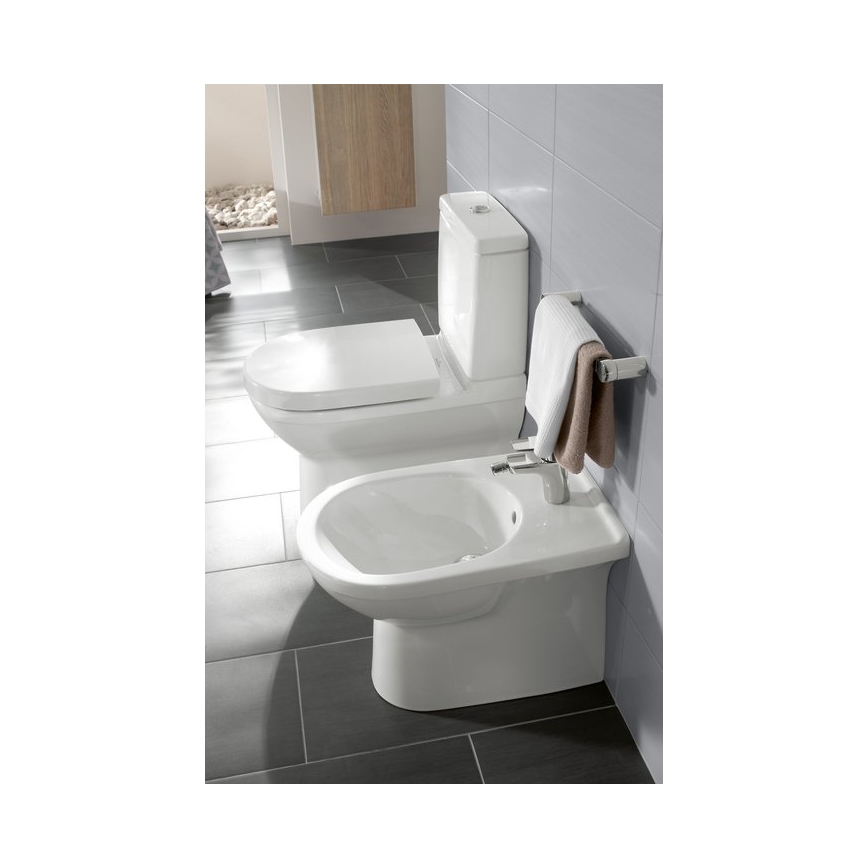 Villeroy & Boch 5788S101 - Réservoir combiné pour WC O.NOVO, alimentation arrière/latérale, blanc