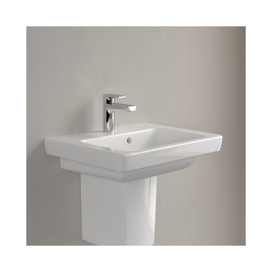 Villeroy & Boch 73155001 - Lavabo suspendu SUBWAY 2.0 50x40 cm, céramique/blanc