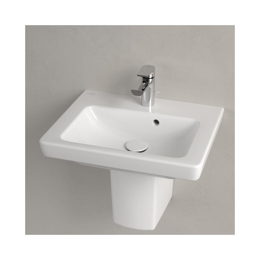 Villeroy & Boch 73155001 - Lavabo suspendu SUBWAY 2.0 50x40 cm, céramique/blanc