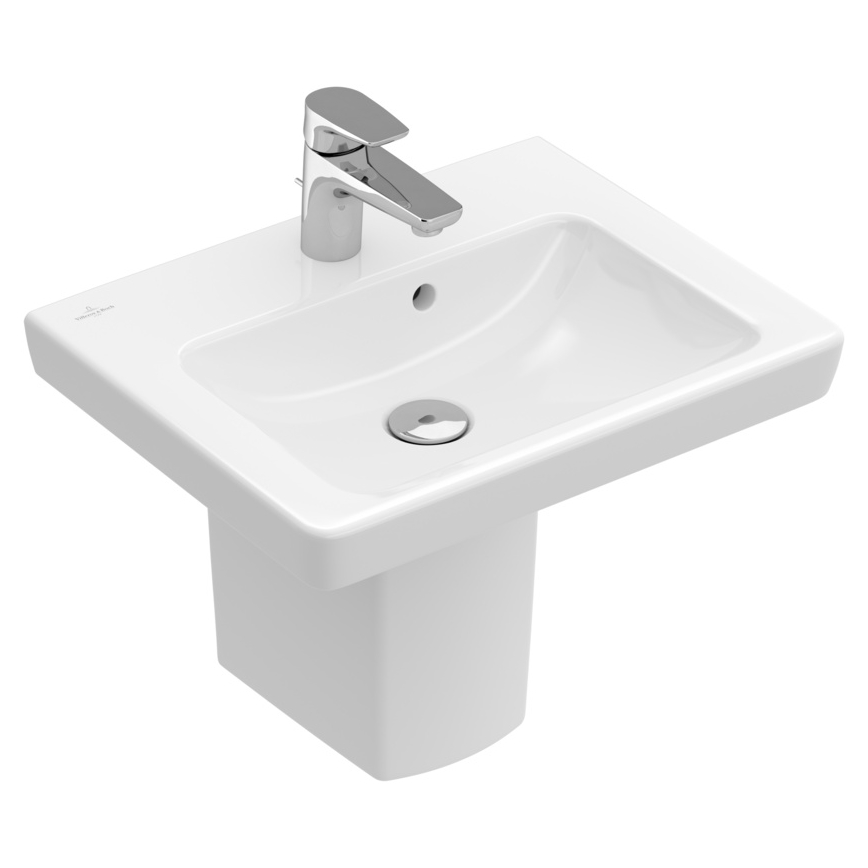 Villeroy & Boch 73155001 - Lavabo suspendu SUBWAY 2.0 50x40 cm, céramique/blanc