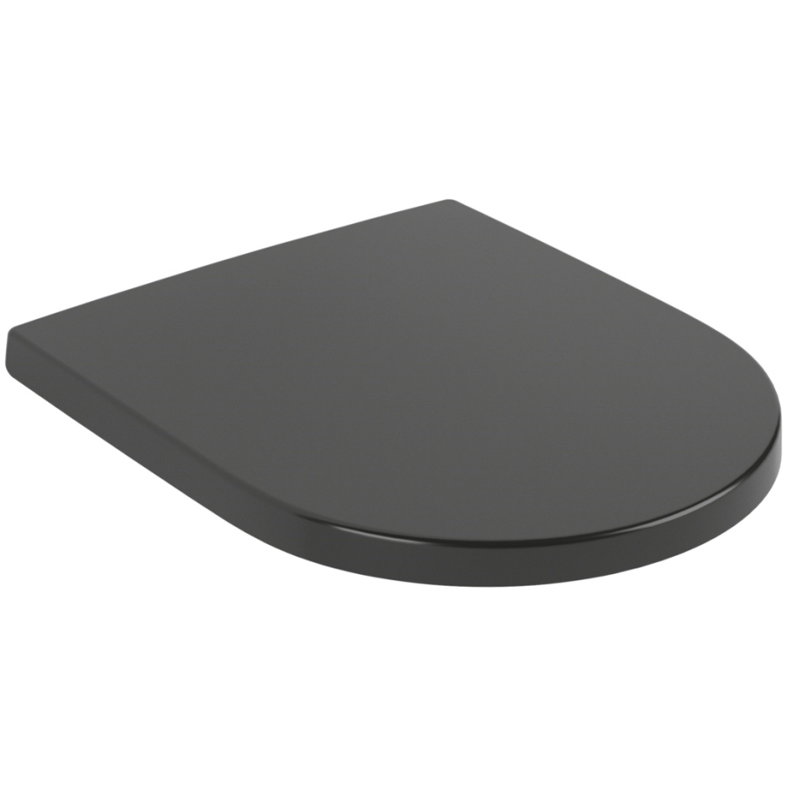 Villeroy & Boch 8M42S1R7 - Abattant WC SoftClose SUBWAY noir