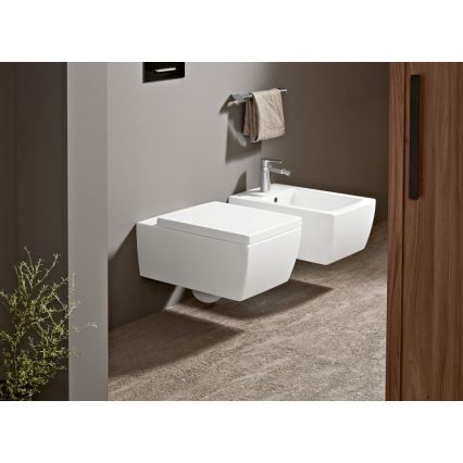 Villeroy & Boch 922169AN - Bouton de chasse d'eau VICONNECT noir mat/chrome mat