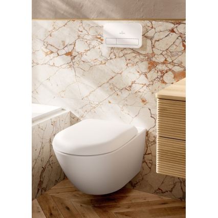 Villeroy & Boch 922400RE - Bouton-poussoir de chasse VICONNECT blanc brillant