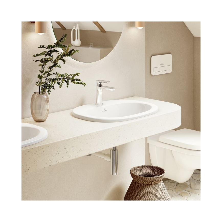Villeroy & Boch 922400RE - Bouton-poussoir de chasse VICONNECT blanc brillant