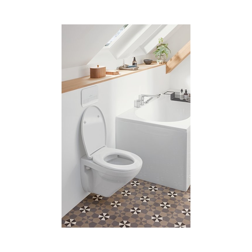 Villeroy & Boch 922400RE - Bouton-poussoir de chasse VICONNECT blanc brillant