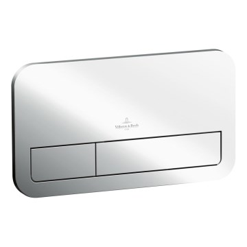 Villeroy & Boch 92249061 - Bouton de chasse VICONNECT chrome brillant