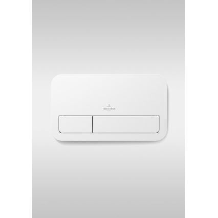 Villeroy & Boch 92249068 - Bouton de chasse d'eau VICONNECT blanc
