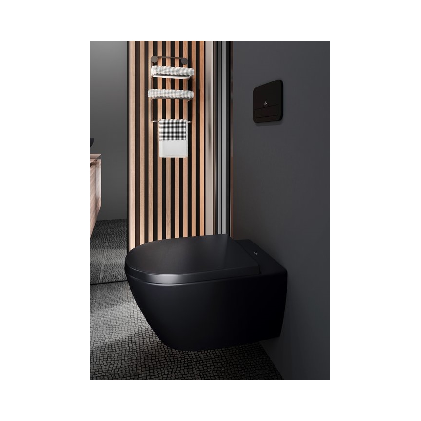 Villeroy & Boch 922490AN - Bouton de chasse VICONNECT noir