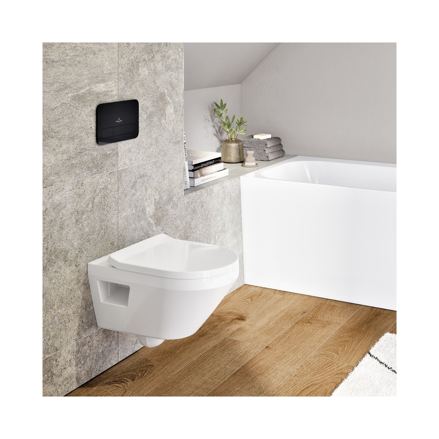 Villeroy & Boch 922490AN - Bouton de chasse VICONNECT noir