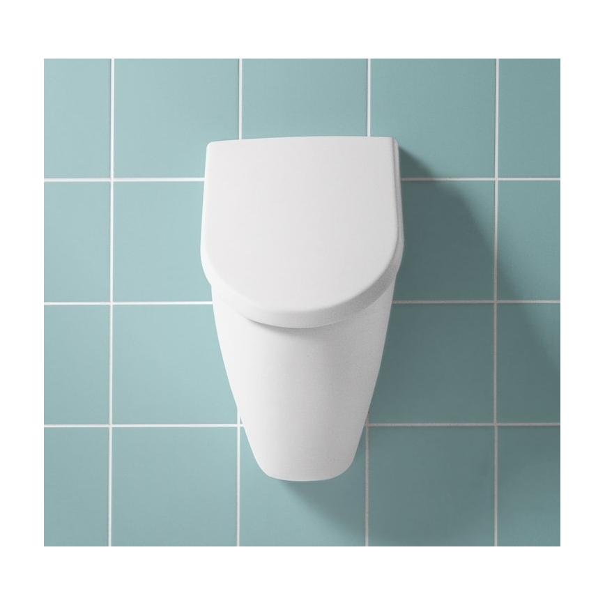 Villeroy & Boch 9956S101 - Couvercle SoftClose pour urinoir SUBWAY 2.0, blanc