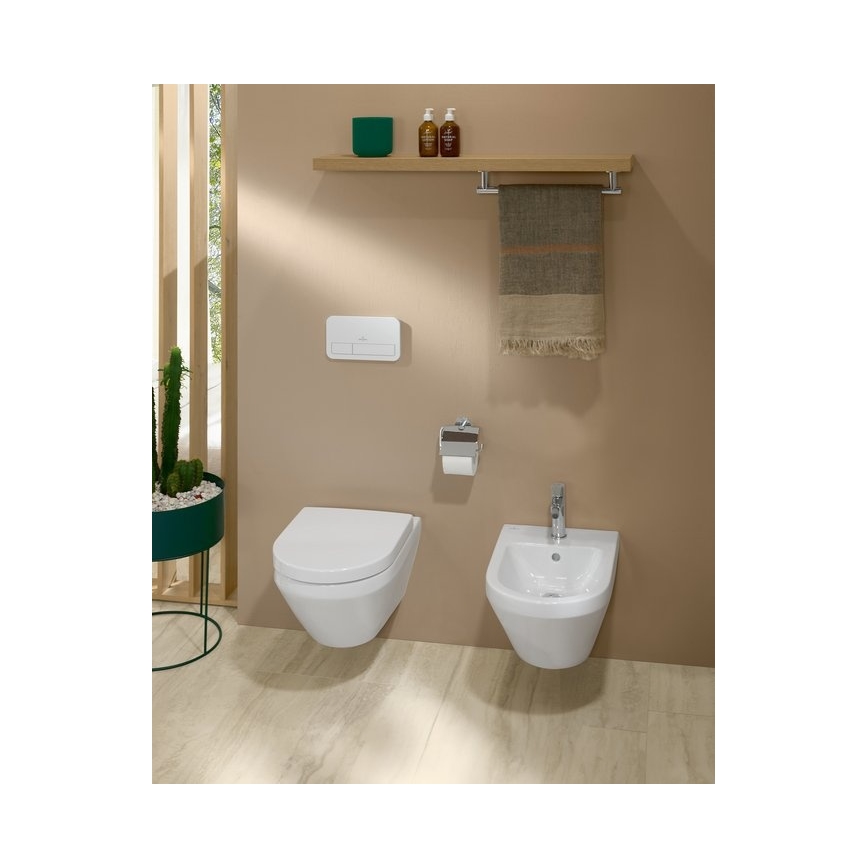 Villeroy & Boch TVA15101300061 - Porte-papier toilette ELEMENTS chrome brillant
