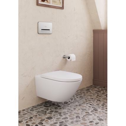 Villeroy & Boch TVA15101400061 - Porte-rouleau de papier toilette ELEMENTS chromé brillant