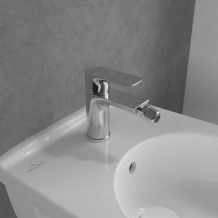 Villeroy & Boch TVB10420111061 - Mitigeur pour bidet + bonde O.NOVO chrome poli