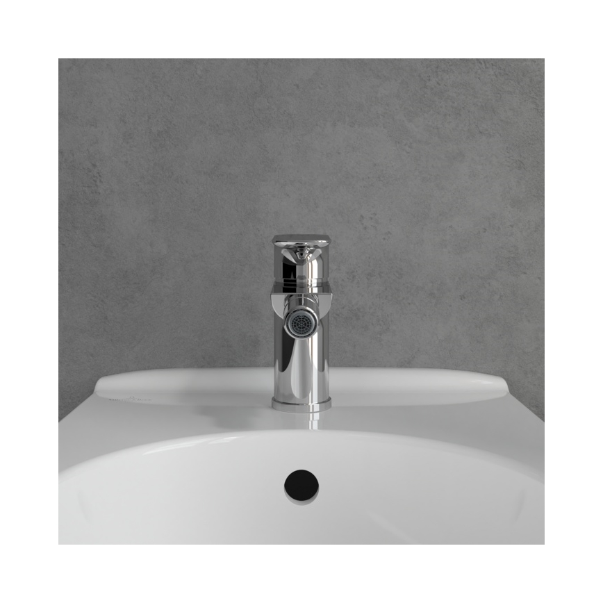 Villeroy & Boch TVB10420111061 - Mitigeur pour bidet + bonde O.NOVO chrome poli