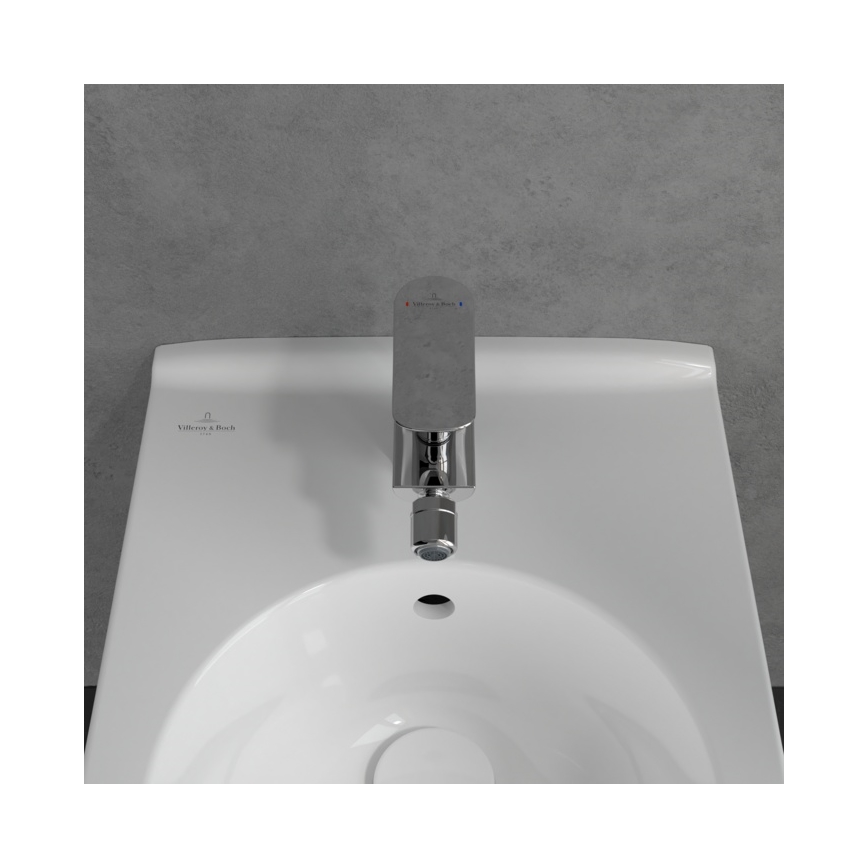 Villeroy & Boch TVB10420111061 - Mitigeur pour bidet + bonde O.NOVO chrome poli