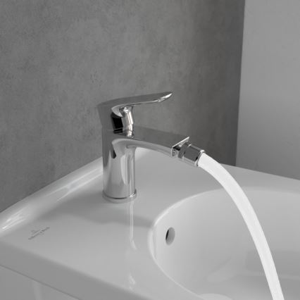Villeroy & Boch TVB10420111061 - Mitigeur pour bidet + bonde O.NOVO chrome poli