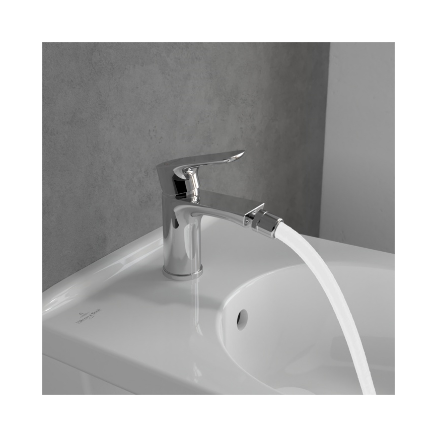 Villeroy & Boch TVB10420111061 - Mitigeur pour bidet + bonde O.NOVO chrome poli