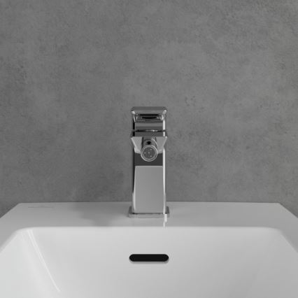 Villeroy & Boch TVB11200100061 - Mitigeur pour bidet + vidage SUBWAY 3.0 chrome brillant