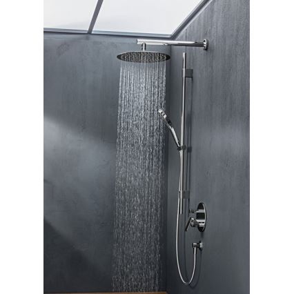 Villeroy & Boch TVC00045351061 - Bras de douche rond 40 cm chrome brillant