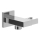 Villeroy & Boch TVC00046300061 - Support d'angle pour douche avec sortie, finition chrome brillant