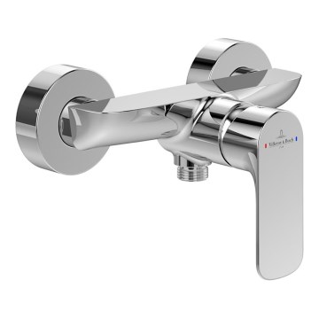 Villeroy & Boch TVS10400100061 - Mitigeur de douche O.NOVO, finition chrome brillant
