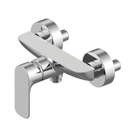 Villeroy & Boch TVS10400100061 - Mitigeur de douche O.NOVO, finition chrome brillant
