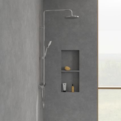 Villeroy & Boch TVS10900200061 - Ensemble de douche avec mitigeur UNIVERSAL, fini chromé brillant