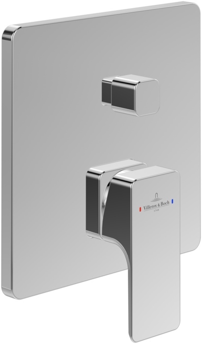 Villeroy & Boch TVS11200300061 - Mitigeur baignoire/douche SUBWAY 3.0, chrome brillant