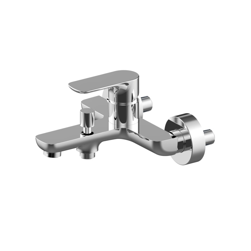 Villeroy & Boch TVT10400100061 - Mitigeur de baignoire O.NOVO chromé brillant