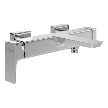 Villeroy & Boch TVT11200200061 - Mitigeur de baignoire SUBWAY 3.0, chromé brillant