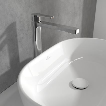 Villeroy & Boch TVW10300500061 - Mitigeur pour lavabo + bonde ARCHITECTURA 32,9 cm chromé brillant