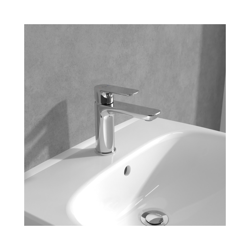 Villeroy & Boch TVW10400300161 - Mitigeur de lavabo O.NOVO 15,5 cm chrome brillant