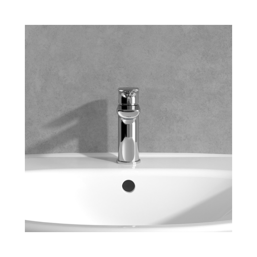 Villeroy & Boch TVW10400300161 - Mitigeur de lavabo O.NOVO 15,5 cm chrome brillant