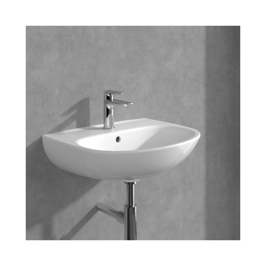 Villeroy & Boch TVW10400300161 - Mitigeur de lavabo O.NOVO 15,5 cm chrome brillant