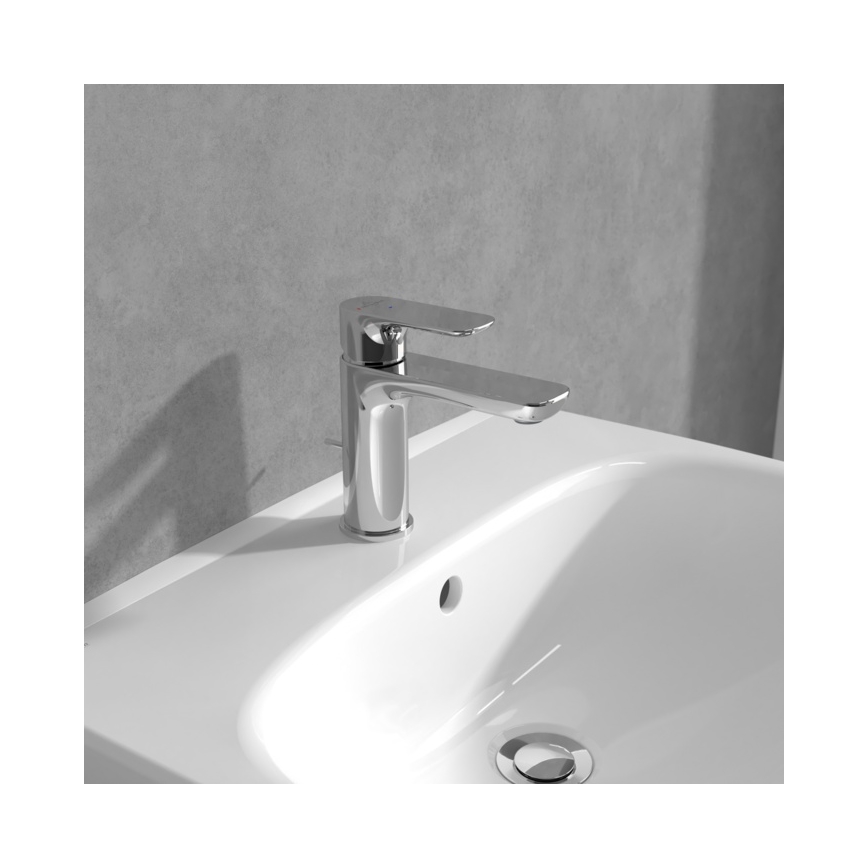 Villeroy & Boch TVW10400400161 - Mitigeur de lavabo O.NOVO 15,5 cm chrome brillant