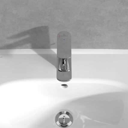 Villeroy & Boch TVW10400400161 - Mitigeur de lavabo O.NOVO 15,5 cm chrome brillant