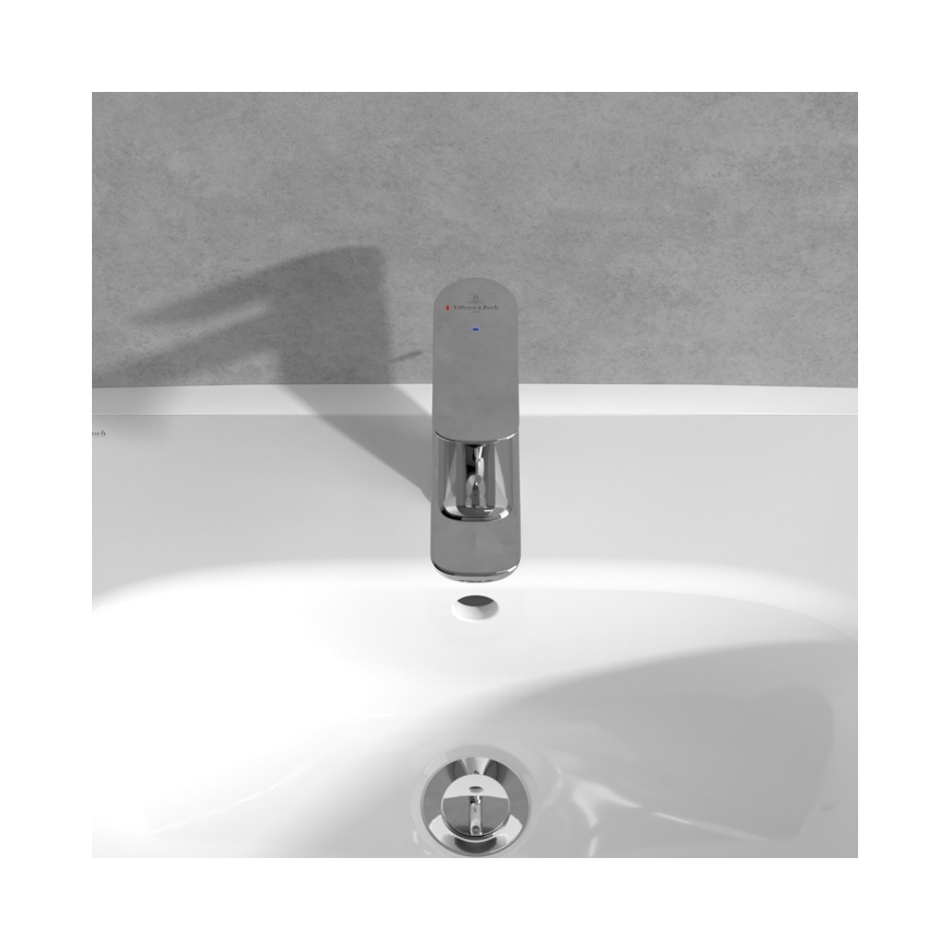 Villeroy & Boch TVW10400400161 - Mitigeur de lavabo O.NOVO 15,5 cm chrome brillant