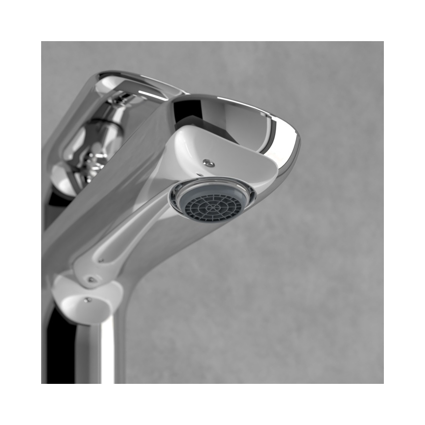 Villeroy & Boch TVW10400400161 - Mitigeur de lavabo O.NOVO 15,5 cm chrome brillant