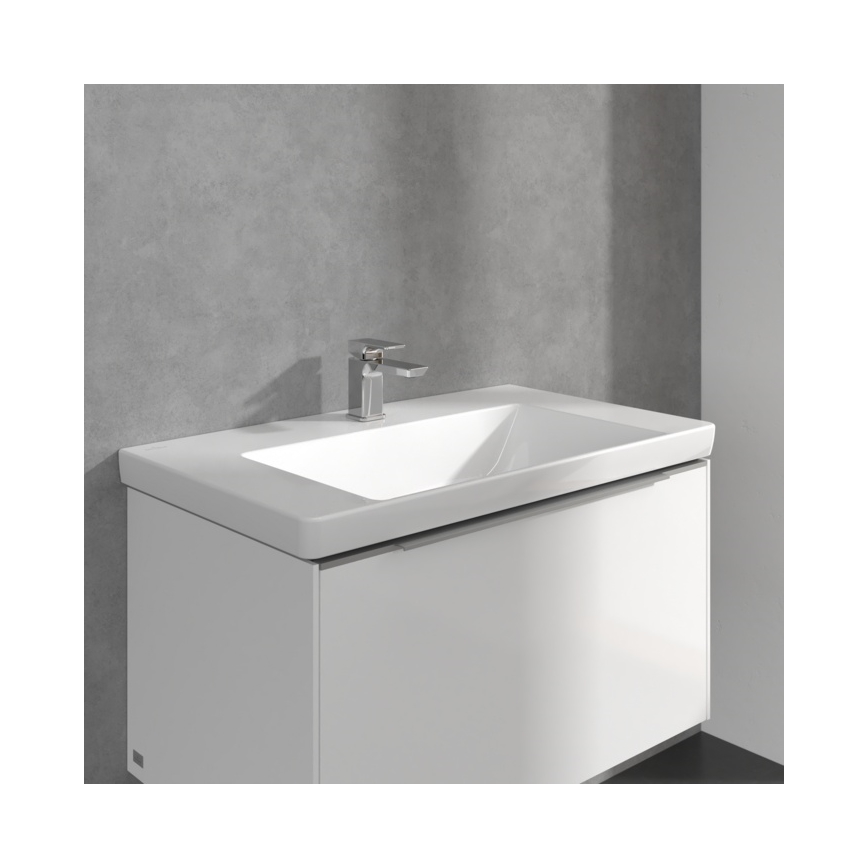 Villeroy & Boch TVW11200100161 - Mitigeur pour lavabo SUBWAY 3.0 12,5 cm chrome brillant